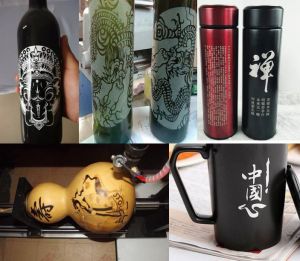 那曲尼玛县酒瓶葫芦工艺品激光雕刻机